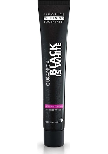 Curaprox Black Is White Carbon Beyazlatıcı Diş Macunu 90 ML