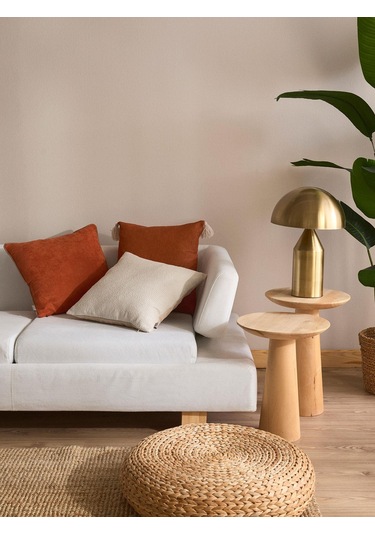 Clementine Glow 3'lü Kırlent Kılıf Seti Turuncu