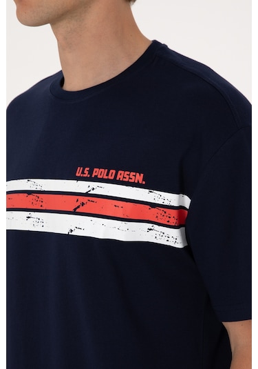 U.s. Polo Assn. Erkek Lacivert Tişört 50306912-vr033 Lacivert