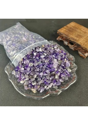 Willowhaven 110g Ametist Ezilmiş Taş Koleksiyonu: Dıy, Saksı Ve Akvaryum Dekorasyonu