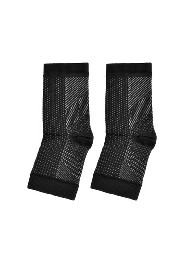 Teltree Spor Ayak Bileği Ve Arka Topuk Koruyucu Çoraplar - Arka Desteği Ve Dolaşımı İyileştirir, Yaralanmaları Azaltır Siyah Desen L/xl Diğer