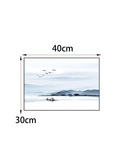 Trendooze Homyl Metre Kapağı, Dağ Desenli Boyama Dağıtım