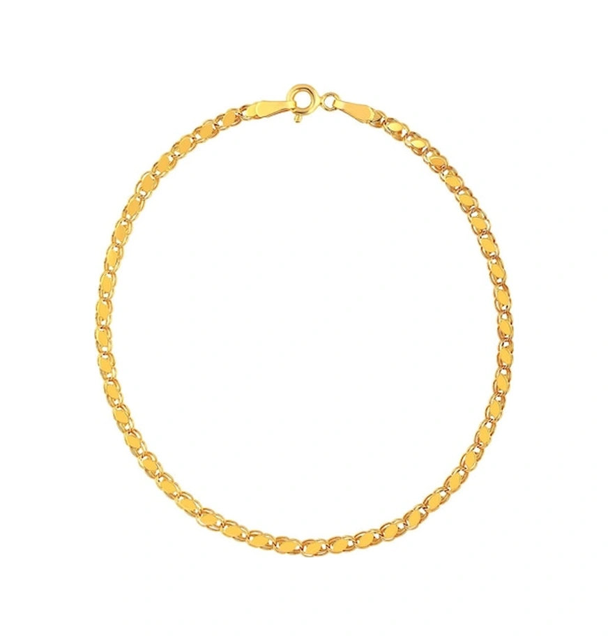 Agakulche Aynalı 2,85 Mm Altın Bileklik Renkli