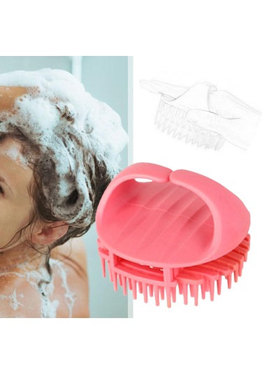 Homyl Şampuan Fırçası, Duş Saç Derisi Ovucu Dolaşık