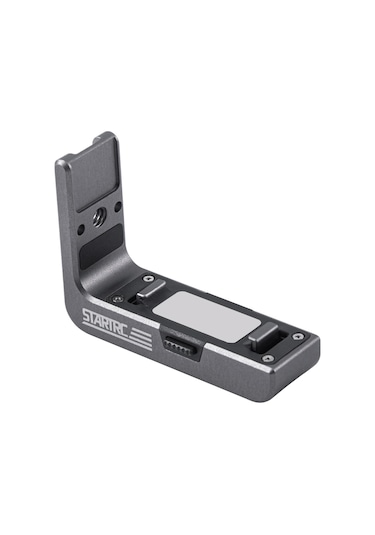 Djı Osmo Action 5 Pro / 4/3 Startrc L-şekilli Manyetik Hızlı Bırakma Braketi İçin Siyah