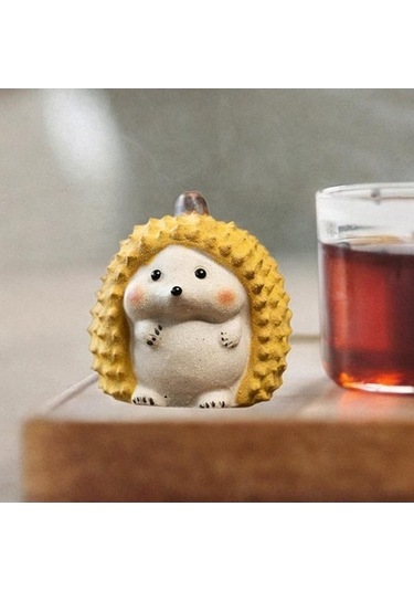 Lijinxu Durian Hayvan Heykeli Sevimli Heykel Masa Kirpi-şekli