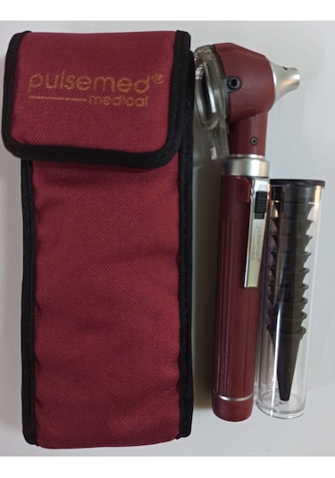 Pulsemed Fiber Optik Otoskop (Kırmızı Renk)