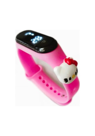 Disney Karakterli Dokunmatik Dijital Çocuk Kol Saati Pembe