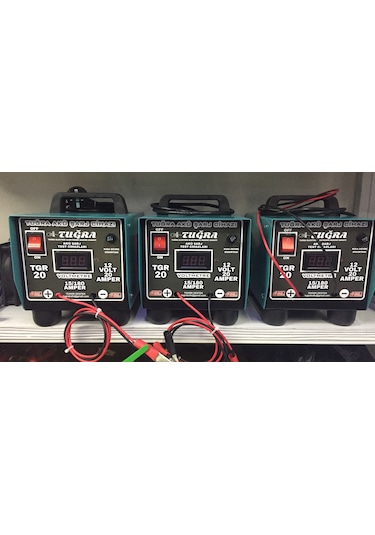 Tuğra 12 Volt 20 Amper Dijital Akü Şarj Cihazı