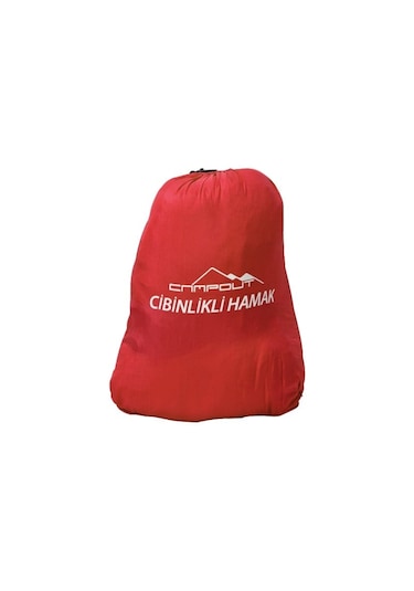 Nurgaz Cibinlikli Hamak Bej, Kırmızı, Haki Kırmızı