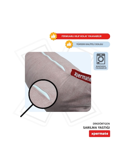 Xpermate Sarılma Yastığı, Bacak Arası Yastığı Dikdörtgen 150x25