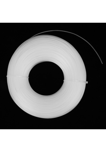 Geeroyoo 1.6mm Çap Beyaz Nilon Kesme Teli, 175m Uzunluk, Dayanıklı, Her Tip Benzinli Çim Biçme Makinesi İçin Uygun, Pratik Çim Biçme Aksesuarı