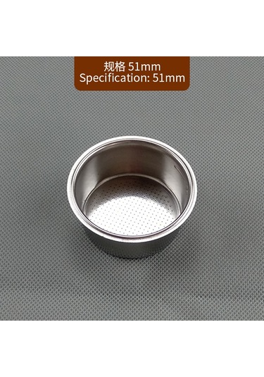 Moveevo 51mm Alüminyum Kahve Makinesi Kolu Seti: Filtre + Toz Kase, Ev Kullanıma Uygun, Dayanıklı Malzeme İle Yapıldı Siyah