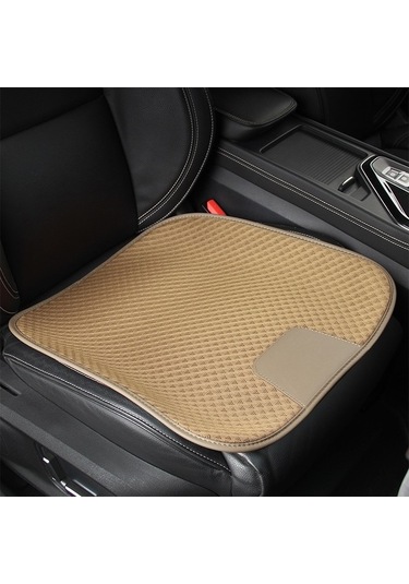 Rogfer Sırtlıksız Araba Koltuğu Buz İpek Yastık Bej Diğer