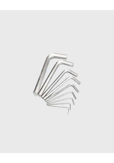 9 Parça Alyan Anahtar Seti Farklı Metrik Ölçü Pratik Taşıma