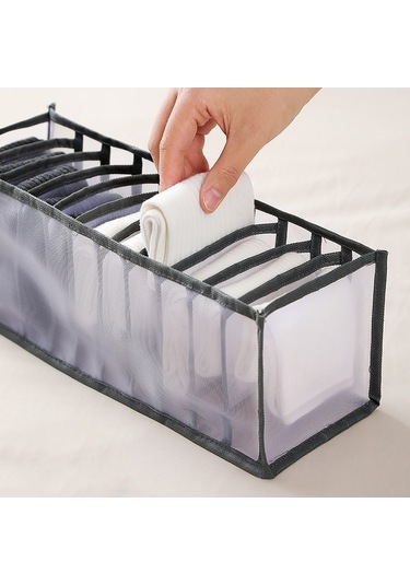 Tongxida 3'ü 1 Arada Çekmeceli İç Çamaşırı Kutusu, Bej Renk, Ev İçin Saklama Diğer