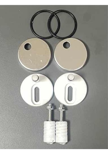 VitrA Uyumlu Klozet Kapak Menteşe Seti - Trm0592 Krom Plastik Renkli