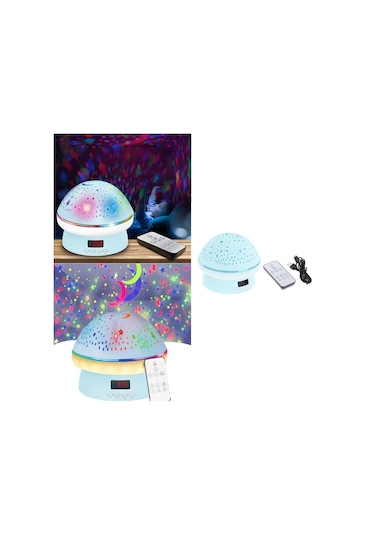 Suntek Magideal Led Projektör Işığı Usb Yıldızlı Okyanus Mavi