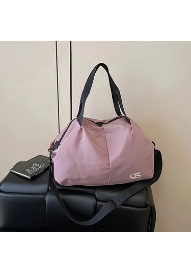 Fochsia Mor Spor Çantası: Büyük Kapasiteli Nemli/kuru Bölmeli Hafif Tote Mor