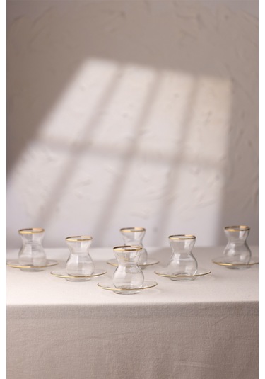 Rakle Astoria Gold 12 Parça Çay Seti 140 Cc Renkli