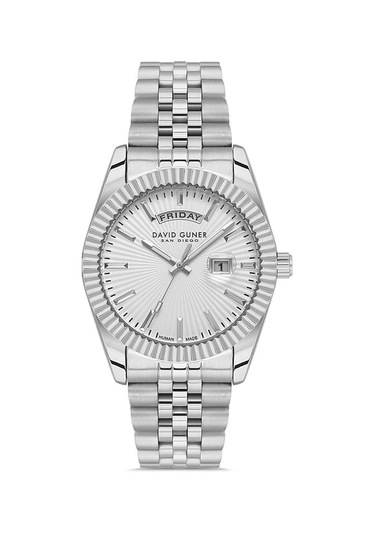 Davıd Guner Dg-9019ga-a1 Erkek Kol Saati. Gümüş
