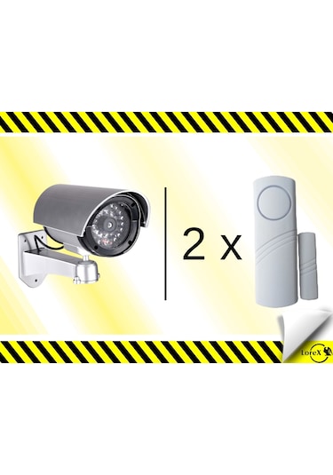 Lorex Caydırıcı Dır11 Kamera + 2adet 4444c Pencere Alarm