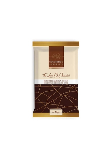 Cocomeks Konfiseri Çikolata Bitter 1 KG