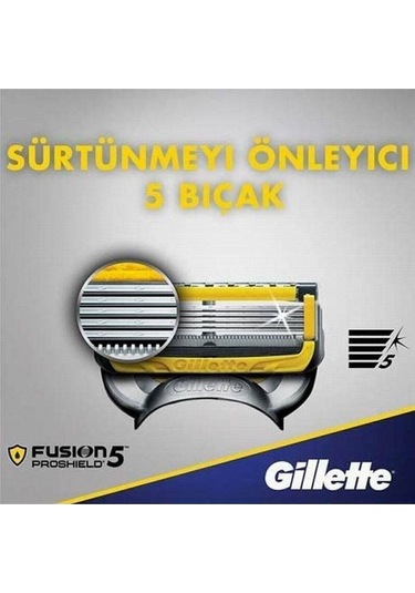 Fusion 5 Proshield Yedek Bıçak 4'lü