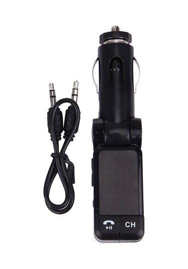 Çok Fonksiyonlu Bluetooth Araç Şarj Cihazı, Müzik Çalma Ve Ahizesiz Yanıt Desteği Telefon Ve Fm Verici Ve Akıllı Telefonlar Usb Şarj Fonksiyonu