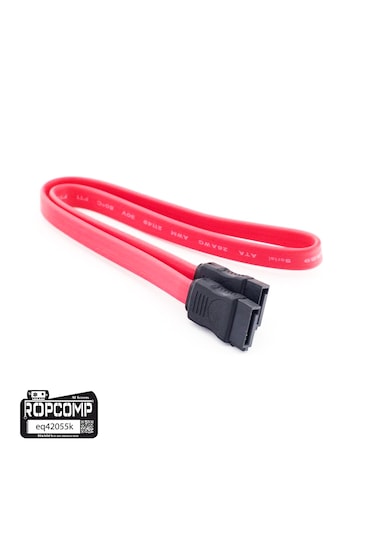 Ropcomp Harddisk Hdd Ssd Dvd Rom Sata 3.0 Veri Kablosu 6.0 Gbps Kırmızı Düz Kırmızı