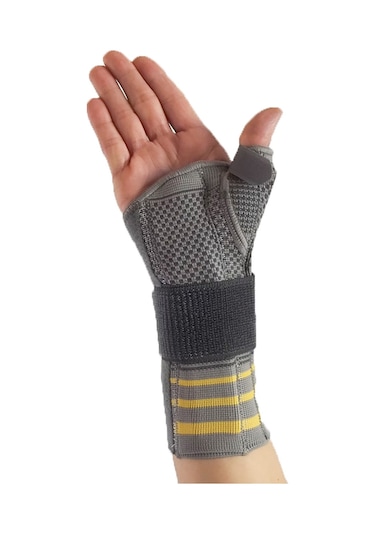 Manuberg Örgü Başparmak Destekli Splint Beyaz