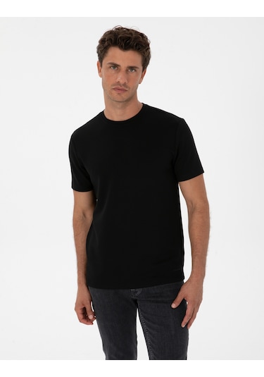 Pierre Cardin Erkek Siyah Tişört 50308037-vr046 SIYAH