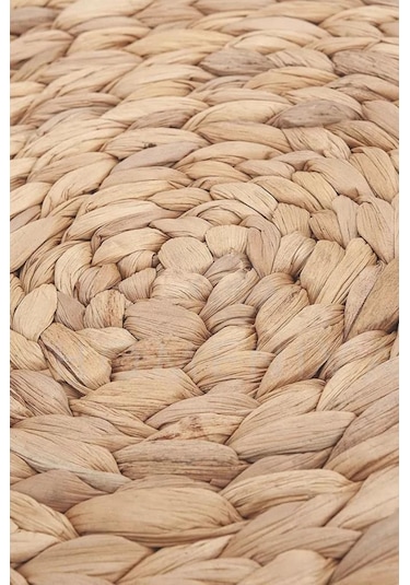 Hasır Supla Su Sümbülü El Yapımı Örme Amerikan Servis 37 Cm Hasır