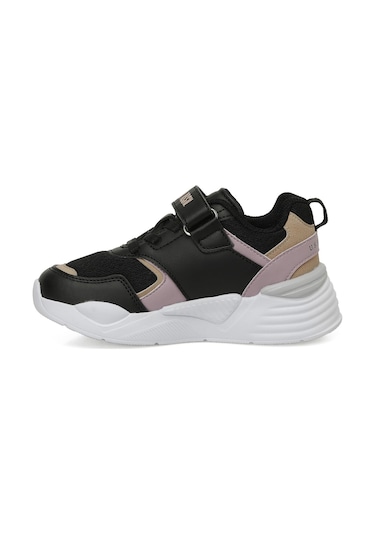 U.s. Polo Assn. Termınal Jr 5pr Siyah Kız Çocuk Spor Ayakkabı 000000000102032432 Siyah-somon-lıla