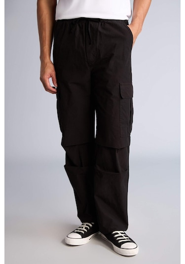 Defacto Baggy Kargo Cepli Pantolon G8147ax26smbk81 Siyah-bk81