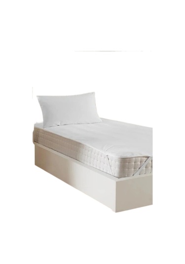 Altın Karma Sıvı Geçirmez Bebek Yatağı Alezi 70x110 Cm Yatak Koruyucu Pamuklu Köşe Lastikli Beyaz