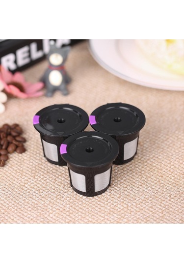 3 Adet Yeniden Kullanılabilir K-fincan Kahve Kapsülü Keurig Brewers Doldurulabilir Kahve Filtreleri