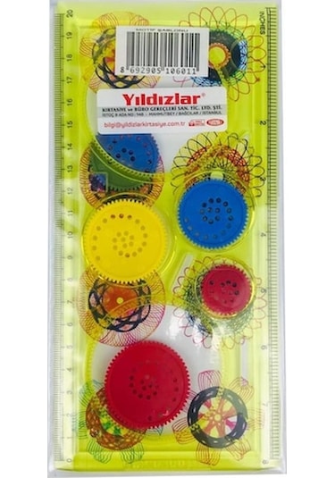 Yıldızlar 0106 Motif Şablonu Çok Renkli