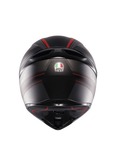 Agv K1 S Sling Matt Black Red Kapalı Kask Kırmızı