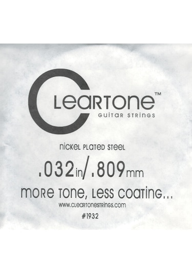 Cleartone Electric Single .032 Elektro Gitar Tek Tel