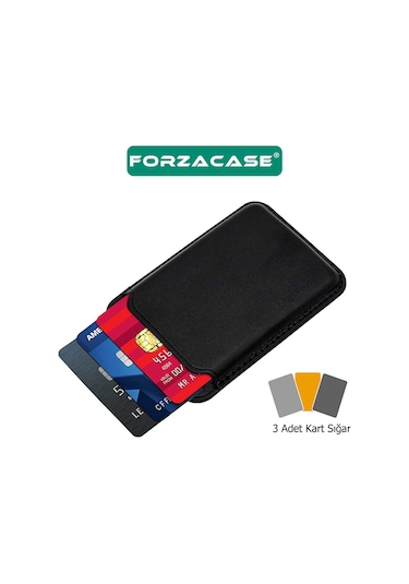 Forzacase İphonelar İle Uyumlu Magsafe Deri Cüzdan Kartlık Fc098