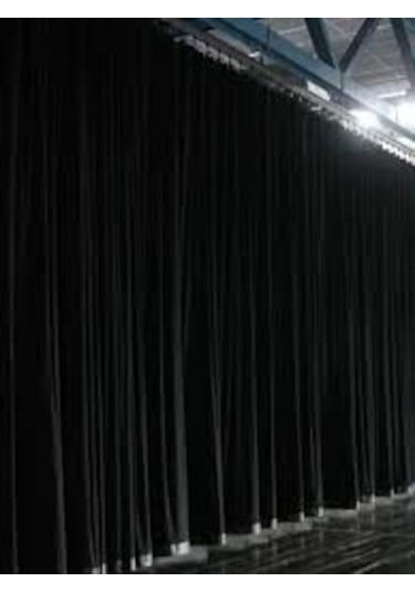 Siyah Stüdyo Perdesi-Tiyatro-Studio-Sinema-Sahne Perdesi Siyah