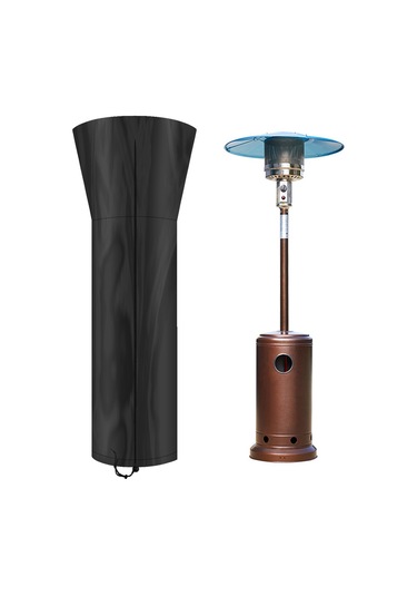 Hangfox 210d Oksford Kumaşlı Dış Mekan Isıtıcı Koruması - Sırtıç, Su Geçirmez, Uv Dayanıklı - Fermuar Ve İç Çekmeceli - 226x85x48cm Siyah