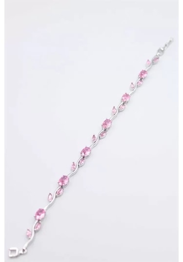 Çiçek Bileklik - Gümüş Çok Renkli 68770182