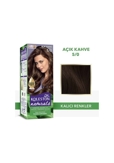 Koleston Naturals Boya 5/0 Açık Kahve