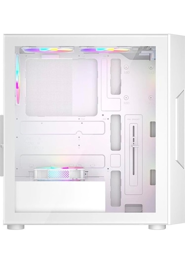 1st Player Trılobıte T7 Beyaz 650w 80+ Argb 4x12cm Fan Temperli Cam Mesh Usb 3.0 Atx Kasa
