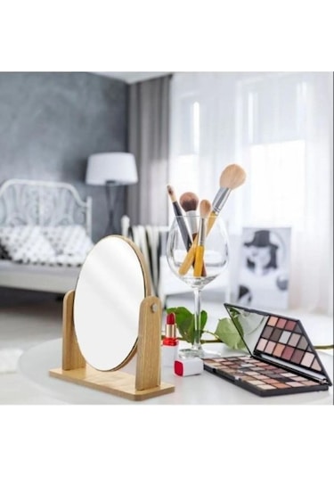 Unichrome Yuvarlak Ayarlanabilir Masaüstü Makyaj Aynası