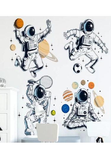 Brightnest Astronot Duvar İç Dekorasyon Etiketleri 206812841 Beyaz