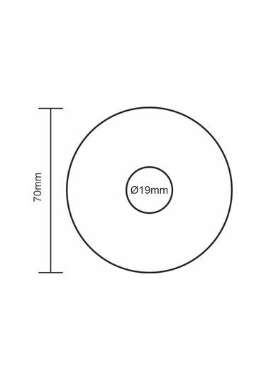 Algatec Paslanmaz 304 Yuvarlak Zil Butonu Ø70mm