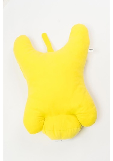 Sevimli Ve Yumuşak Kedi Minder Sarı